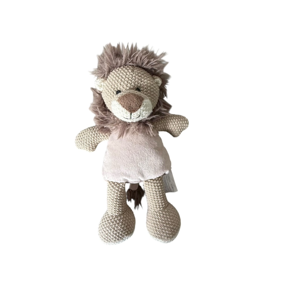 Wild Baby Lion Sensory Plush Microwavable Heating Pad Warm Stuffed Animal Toy